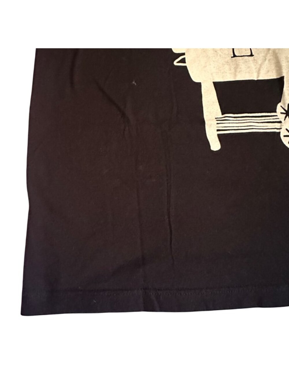 The Deltaz Graphic Black T-Shirt With White BBQ Grill Design - Picture 7 of 12
